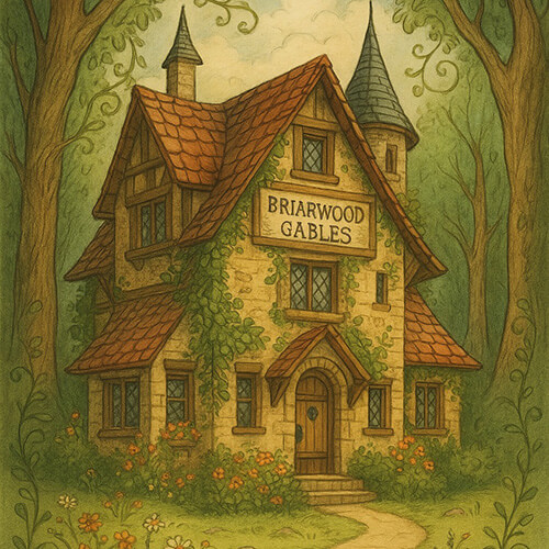 cute gothis style house