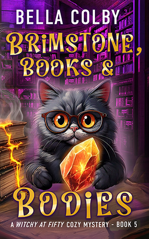 book cover showing cute cat